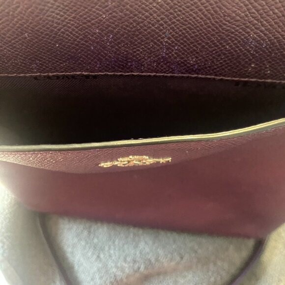 Coach Purple Kitt Messenger Crossbody Bag - Picture 6 of 13
